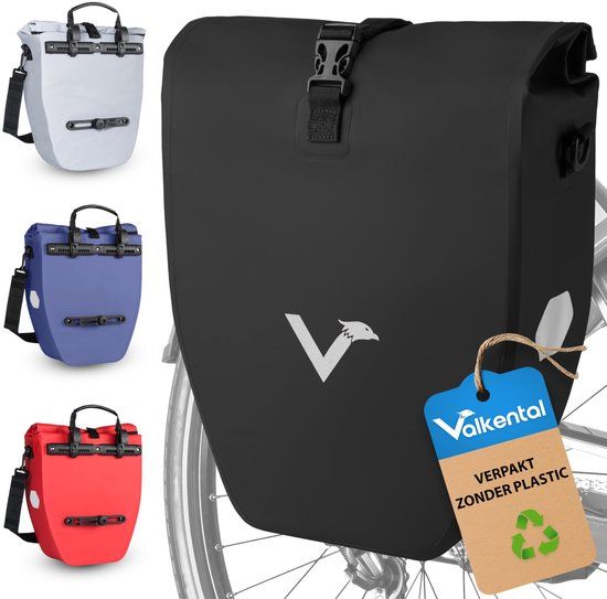 Valkental ValkBasic - Waterproof Pannier Bag - 20L - Black