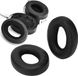 BeiJingLiangPinJiaZuoKeJiWenHuaFaZhanYouXianGongSi Coussinets de remplacement pour casque sans fil, 2 pièces, mousse à mémoire de forme de haute qualité et revêtement en cuir artificiel souple, confortable et durable, Noir