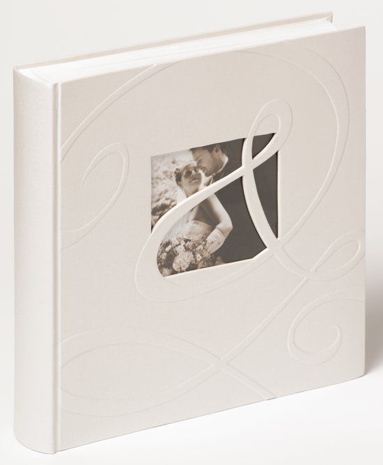 Walther Design Ti Amo Trouwalbum - 34 x 33 cm - Crème - 100 pagina's