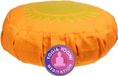 Yogi & Yogini naturals Meditatiekussen zon voor kinderen geborduurd 23x8 cm