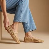 Cellini Ballerina's beige Raffia - Maat 39