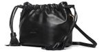 Marc Ellis Sac bandoulière, 100% cuir pleine fleur, beige et noir