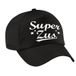 Super zus cadeau pet / baseball cap zwart pour dames