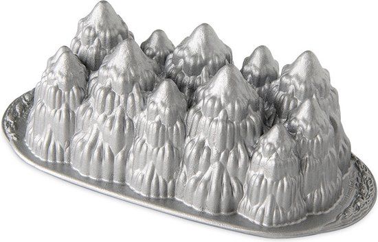 Nordic Ware Alpine Forest Loaf Cake Pan - Sparkling Silver