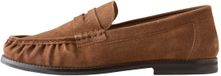 Next - Heren - N. Premium suède pennyloafers - Bruin