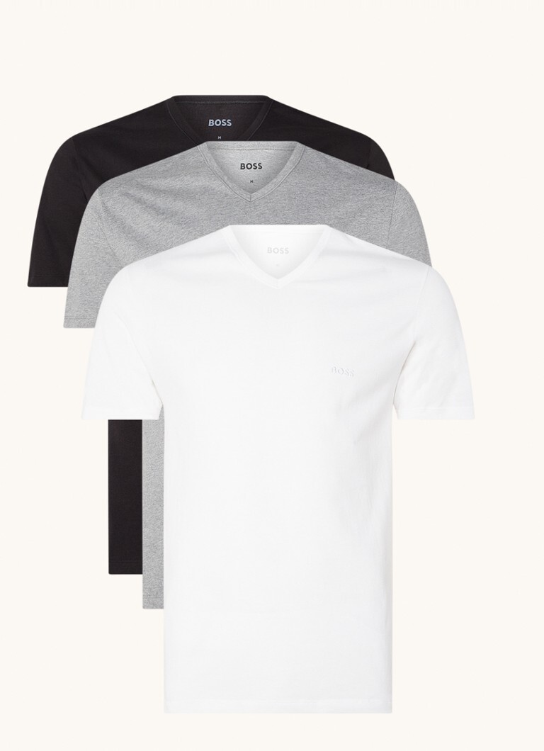 HUGO BOSS HUGO BOSS T-shirt met V-hals in 3-pack