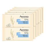 AVEENO Baby Daily Care Sulfaat- en alcoholvrije reinigingsdoeken, verpakking van 12 stuks (12 x 72 stuks)