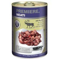 PREMIERE Meati natvoer hond, Adult, Rendier 6x400 g