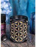 BERK Aromalamp Levensbloem zwart goud