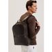 Ted Baker Kaider Sac à dos en cuir texturé caviar Marron