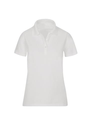 Trigema Poloshirt - Dames - Katoen - Wit - XXL