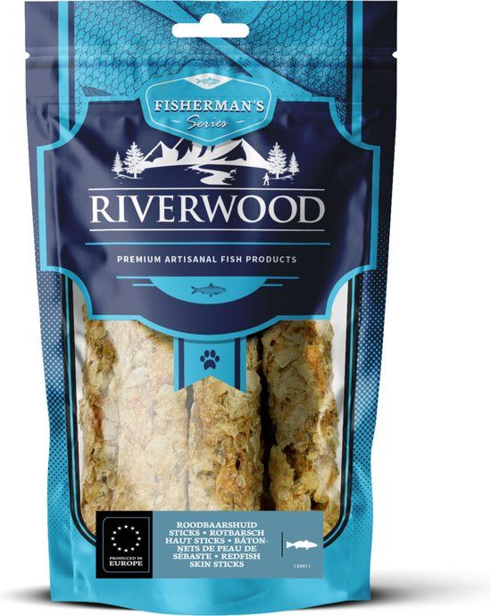 Riverwood Roodbaarshuid Sticks 200 gr