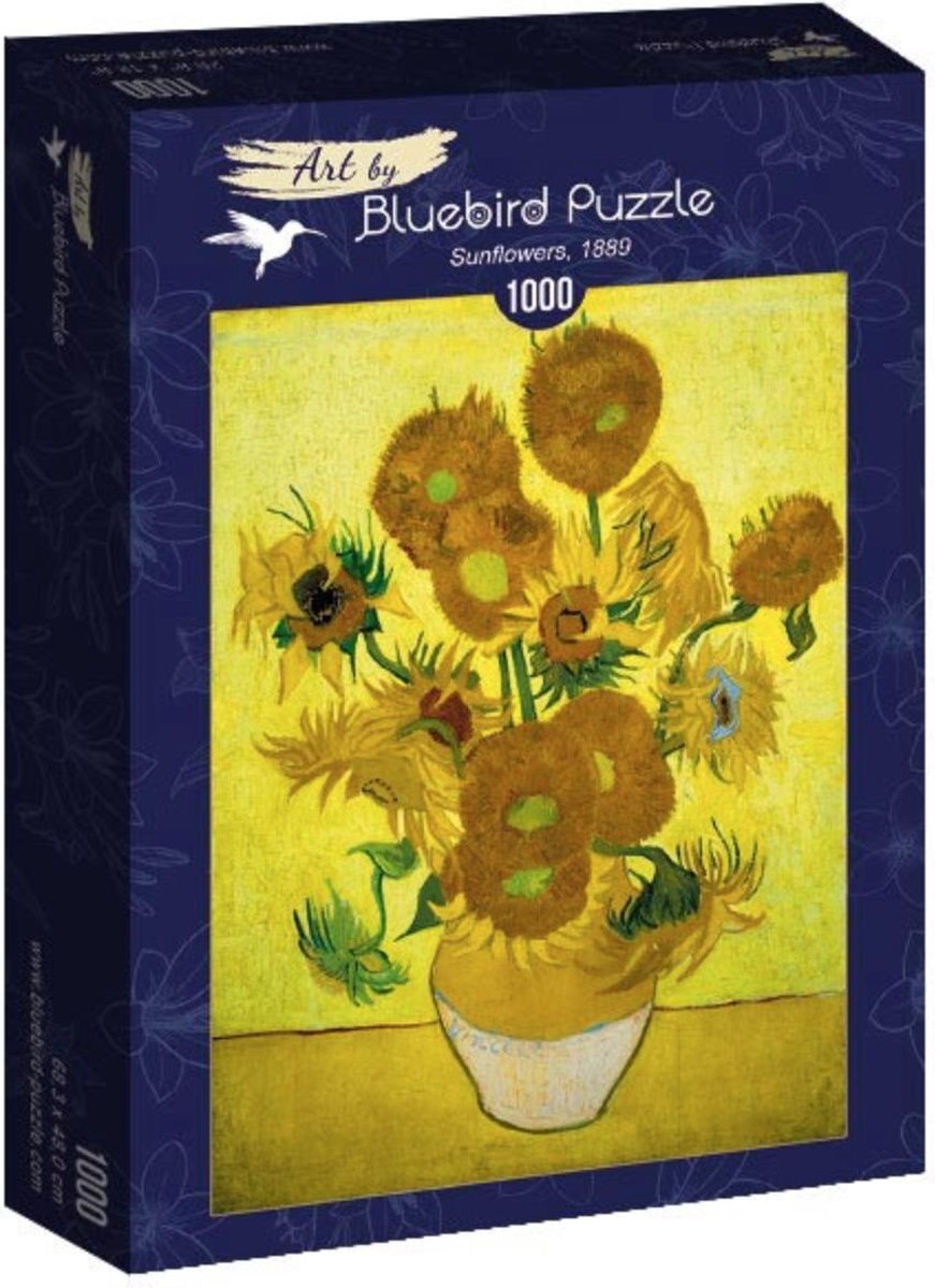 Art by BlueBird Puzzel Vincent van Gogh Zonnebloemen Zonnebloemen 1889