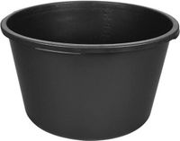Perel Toolland Mortelkuip, rond, kunststof, zwart, 90 liter