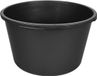Perel Toolland Mortelkuip, rond, kunststof, zwart, 90 liter