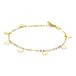 ZINZI Gold 14 karaat gouden armband ronde plaatjes ZGA167