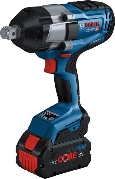 Bosch GDS 18V-1050 H Slagmoersleutel - 1750 RPM - 3/4" - Zwart, Blauw, Rood