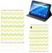 Lenovo Tab E10 Tablet Hoes Waves Geel