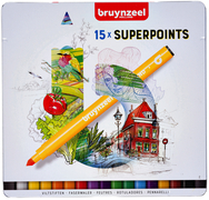 Bruynzeel Viltstift Expression super points blik ? 15 stuks assorti