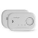 FireAngel FireAngel Koolmonoxidemelder Tweeverpakking – FA6813 CO-Melder – Werkt op AA-batterijen – Sensor – Draagbare CO-Meter voor op Reis – Koolstofmonoxide-Meter met Testknop