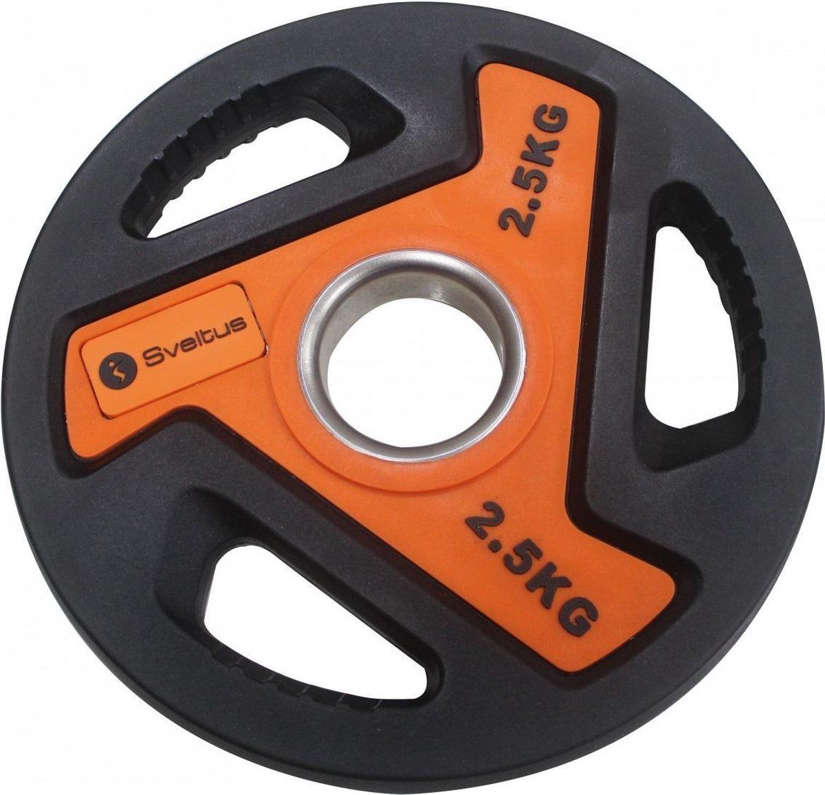 Sveltus Halterschijf Olympic 2,5 Kg - Zwart