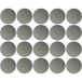 cyclingcolors 20 x afdekkappen voor Torx T25 schroeven, schroefafdekking, schroefdoppen sierdoppen kunststof, grijs 7042 (Šedá 7042)