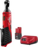 Milwaukee M12 IR-201B 12V Li-Ion Accu Haakse Ratelsleutel Set (1x 2.0Ah) - 40Nm - 1/4"