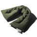 Les Chochottes Coussin chauffant cervical en lin, bouillotte naturelle pour micro-ondes, compresse chaud/froid, soulage la douleur, torticolis, cou, migraine, fabriqué en France, 52 x 12 cm