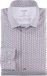 OLYMP 24/7 Level 5 body fit chemise - tricot - dessin rouge foncé - Repassage facile - Tour de cou : 39