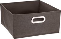 5five Opbergmand/kastmand 14 liter bruin linnen 31 x 31 x 15 cm