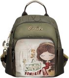 Anekke Muse Backpack Multicolor Olijfgroen
