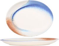 Bonna Serveerschaal - Kymen - Porselein - 36x28 cm - set van 2