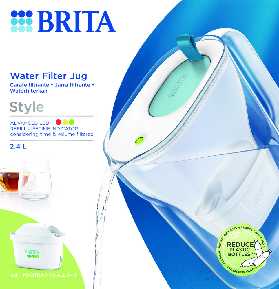 Brita Brita Style Waterfilterkan Blauw + 1 Maxtra Filterpatroon