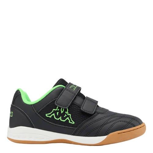 Kappa imitatieleren sneakers - zwart/groen
