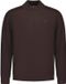 No Excess Half-zip trui Dark Brown L