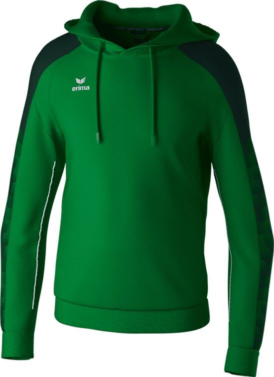 Erima Evo Star Sweatshirt Met Capuchon Kinderen - Groen - Maat 128