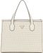 GUESS Sac à main Sac bandoulière Silvana 2 Compartiment Sac fourre-tout Bone Beige