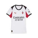 Puma AC Milan 25/26 Replica Away Dames T-shirt Korte Mouwen Wit S
