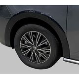 RGM Set spatbordverbreders compatibel met Volkswagen T7 Multivan 2021- Lange wielbasis - Zwart (met Park Assist)