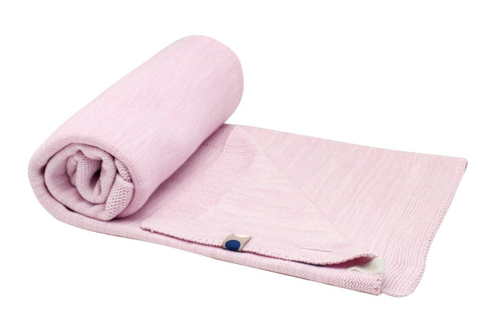 Snoozebaby Cot Blanket Stylish Powder Pink