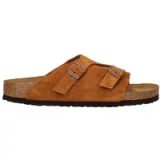 Birkenstock Zurich Cuir suédé Étroit Marron Femme Taille 40 Claquettes