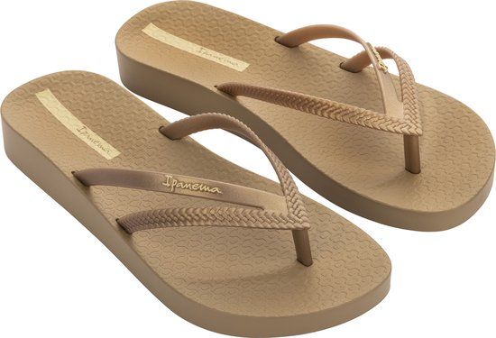 Ipanema Anatomic Bossa Soft Teenslippers Dames - Beige Maat 37 - Lente/Zomer 2024