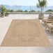 Tapis facile d'entretien beige 300 x 400 cm