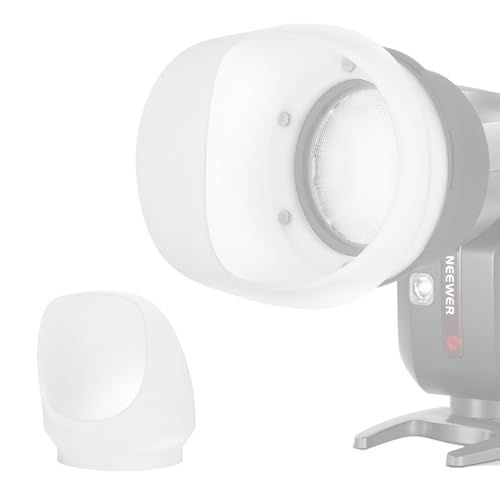 NEEWER Catch Light Reflector, Magnetische Siliconen Licht Modifier Shaper voor NEEWER NW620 NW700 NW760 Z880 Z760 Vierkante Hoofd Flash & Z1 Z2 Ronde Hoofd Camera Speedlite, Adapter Ringen Niet