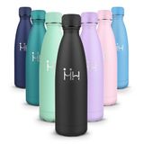 HoneyHolly Thermosfles, RVS 18/8, Geïsoleerde Drinkfles 500 ml BPA-vrij, RVS Fles voor Kinderen, Dubbelwandig & Lekvrij – geschikt voor Kamperen, School en Fitness
