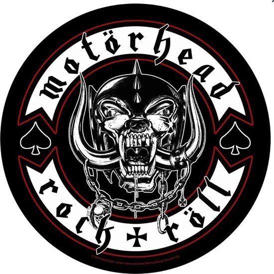 Motörhead Biker Unisex Embleem - zwart/wit/rood - Standard