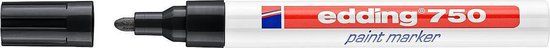 edding 750 lakstift zwart | 2-4mm | 1 stuk
