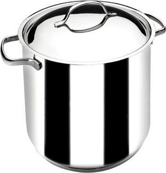 Lacor Basic Kookpot - Ø 24cm - RVS - 9 Liter - Met Deksel