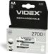 VIDEX HR6 Ni-MH batterij, 2700mAh, 2 stuks, blisterverpakking