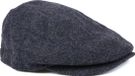 Barbour Barlow Flat Cap Herringbone Donkerblauw (navy) - Maat XL - Heren